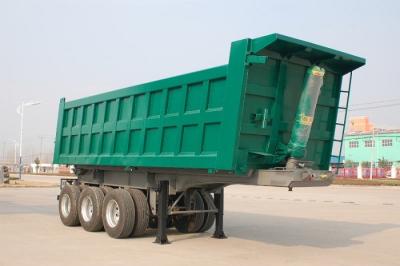 China 40 cbm Hydraulic Cylinder Rear Dump Semi Trailer 3 Axles 30 ton 60 ton for sale