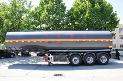 China Tri - Axle Tanker Trailer 45000 Liters Aluminium Diesel Oil Fuel Tank Trailer for sale