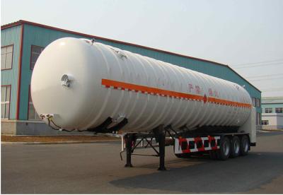 China 50.000 - 60.000 Liter Brennstoff-flüssige Behälter-Trailer-mit Common-/Luft-Suspendierung zu verkaufen