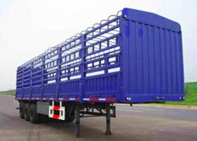 China 48FT Heavy Truck Stake Semi-Trailer/Fence Cargo Transport 40ft Tri-Axle Stake Cargo Semi-Trailer for sale