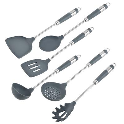 China Viable Viable Silicone Kitchen Accessories Cookware Tools Cookware Sets Utensil Cocina Silicone Kitchenware Set Supplier for sale