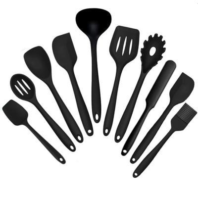 中国 10pieces Silicone Sustainable Cookware Utensils Set Kitchen Accessories Kitchenware Baking Cooking Tools Silicone Kitchen Utensil Set 販売のため