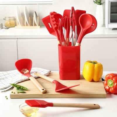 Cina Reusable Viable Silicon Adaptive Cookware No Harm Pot Cookware Sets Silicone Kitchenware Set With Storage Rack in vendita