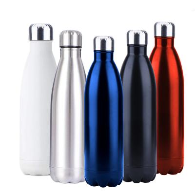 China YF 500mL Heat Insulation Viable Sustainable Water Bottle For Travel Self Propelled Double Wall Durable Stainless Steel Water Bottle for sale