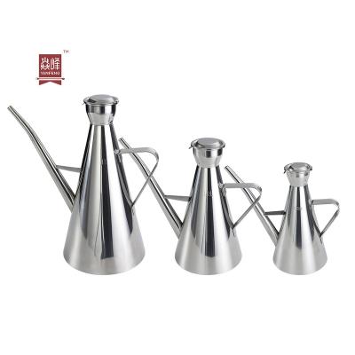 China Viable Viable Kitchen Accessories Oil Jar Stainless Steel Condiment Serving Dispenser Cocina Oil Dispenser Soy Sauce Seasoning Bottle Te koop