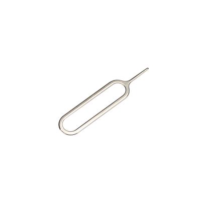 China Stainless Steel Sim Card Pin, Stainless Steel OEM Sim Opener Tool for All Smartphones Mobile Phone Sim Card Ejector Pin Key for sale