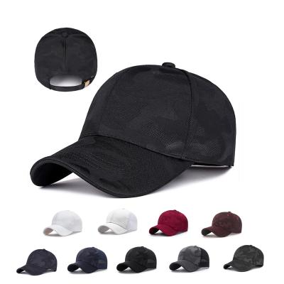 China New Style Camouflage Waterproof Wholesale Baseball Cap Outdoor Leisure Simple Sun Hat Men And Women Golf Hats for sale