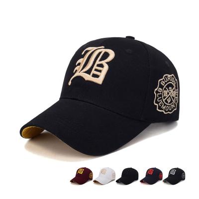 China Factory stock waterproof sales of three-dimensional embroidery men's and women's baseball caps for sale