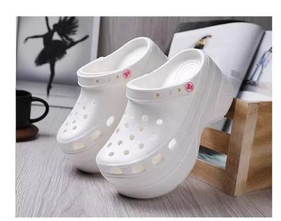 China Factory Wholesale Breathable Summer Styles Popular Outdoor Ladies Beach Holey EVA Sandals Garden Women Clogs for sale