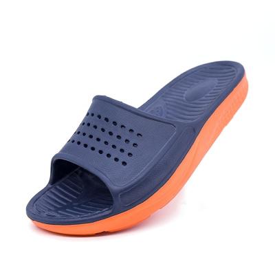 China Lightweight QY SHOES OEM Hotsale Slides Sandal EVA Double Color Sandal Slippers Men Large Size Slide Sandal, Slippers Beaches Walking Slides for sale