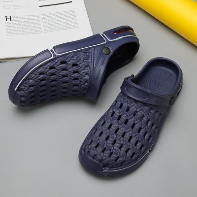 China Summer Men's Air Cushion Sandals Flats Shoes Breathable Lightweight Leisure Massage Beach Slippers Walking Clogs Mules for sale