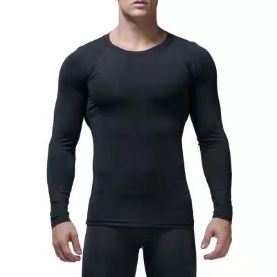 China Men's Sports Long Sleeve T Shirt Suit Wholesale Jogging Sportswear Breathable Custom Empty Quick Dry Gym Outdoor Training for sale