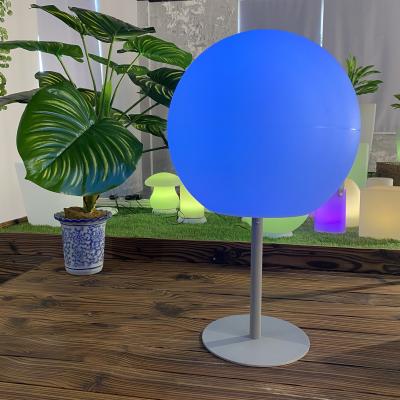 China Modern PEmaterial Pole Rechargeable Single Decorative LED Table Lamps For Home for sale