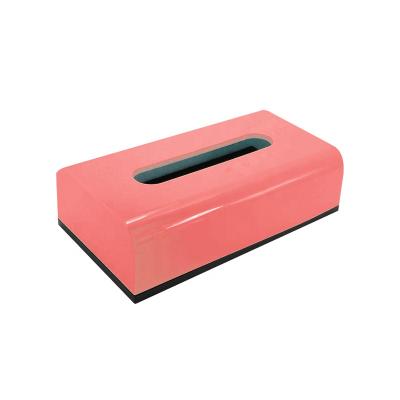 China Office Tissue Storage Box Fashion Factory Storage Paper Towel Box Direct Single Box Eco-friendly Householdtissue for sale