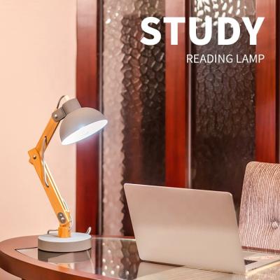 China Desk Style Reading Adjustable Cheap Desk Lamp For Home Bedroom And Office Modern Small Table Lamp for sale