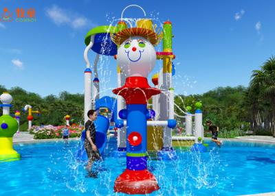 China Indoor Fiberglass Water Park Slide Equipment Aquatic Play Units Custom Size for sale