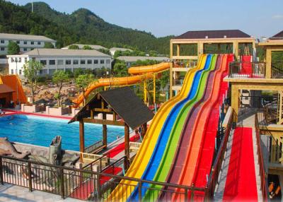 China Magic Flying Water Play Slide Big Rainbow Water Slide Applied Hotels Water Parks for sale