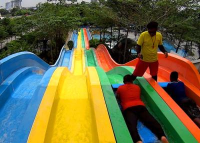 China Flat Ground Adult Big Water Slides Funny Outdoor Amusement Water Play Equipment for sale