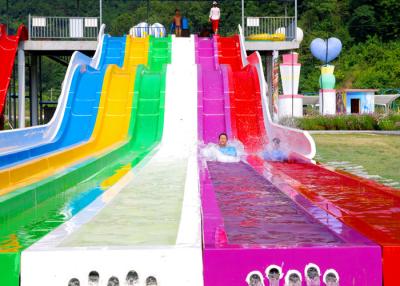 China Holiday Village Rainbow Water Slide / High Speed Slide 1 Year Warranty for sale