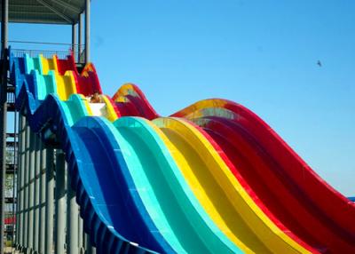 China Rainbow Colorful Big Water Slides Elegant Design And Novel Appearance for sale