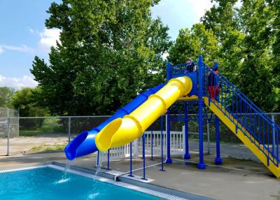 China Fiberglass Swimming Pool Water Park Slide Tubes Small Occupation Land for sale