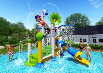 China Holiday Water Park Equipment / Water Games Park Funny Waterfall Fountain Toys for sale