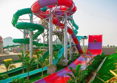 China Indoor Outdoor Boomerango Water Slide 60X27M Area For Aqua Park , Holiday Villa for sale