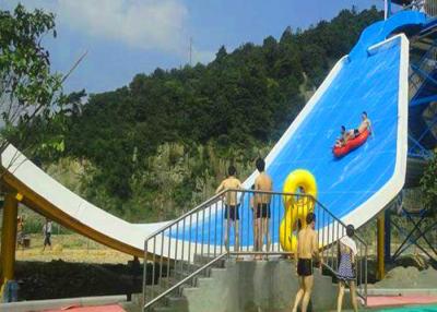 China Swimming Pool Fiberglass Water Slide , Water Park Slide For Giant Aqua Park for sale