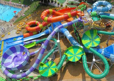 China Fiberglass Material Custom Water Slides Tubes OEM Create Amusement Park for sale