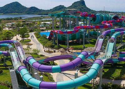 China Hotel Custom Water Slides , Swimming Pool Water Slides 10 Years Life Span for sale