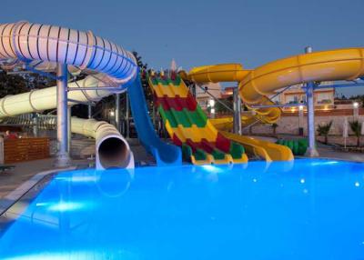 China 400 Riders / H Capacity Water Park Pool Slides Splinter Works Slide Collection for sale