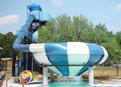 China Large Space Bowl Water Slide / Water Park Slide For Water Park Games for sale