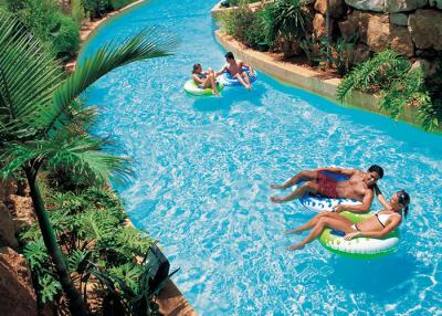 China Anti - Static Lazy River Water Park , Adventure Water Park Waves Swimming Pool for sale