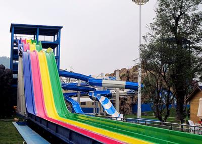 China Multi Color Water Park Slide Environmental Protection Roller Coaster Rafting Slide for sale