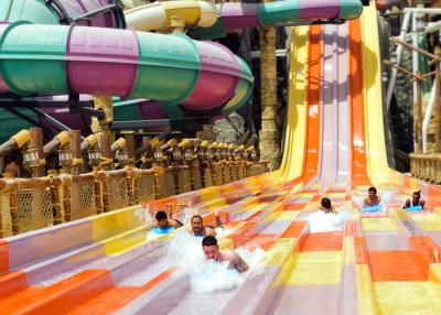 China Anti - Static High Speed Slide Beautiful Rainbow Color For Water Sports Park for sale