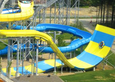 China Boomerang Water Park Slide 13m Platform Height 480 Riders / H Capacity for sale