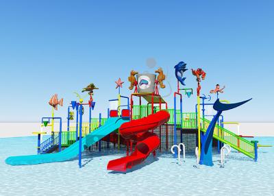 China Holiday Villa Kids Water Play Equipment  / Adventure Water Park Customized Size for sale