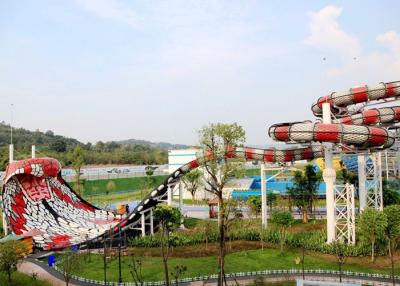 China Thrilling Giant Water Snake Slide For Adult / Outdoor Play Equipment for sale