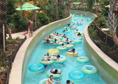 China Outdoor Water Park Lazy River Swimming Pool With Wave Making Machine for sale