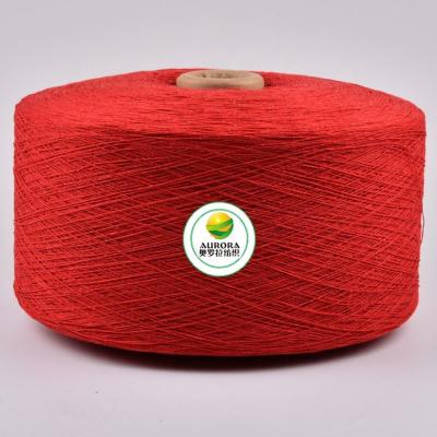 China Recycled 4/1 OE Dyed Cotton Polyester Blended Yarn For Weaving Blanket for sale