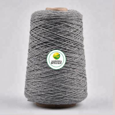 China Best Recycled Professional 4S 900CN Polyester Blended Knit Blanket Yarn Gray for sale