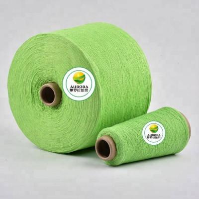 China Recycled 20/2 Regenerated Dyed Cotton Polyester Blended Yarn Manufacturer In China for sale