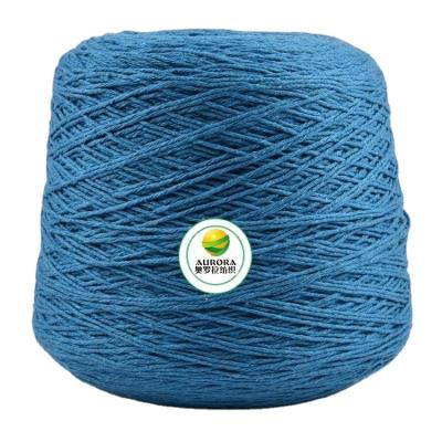 China Super Bulky Baby Bernat Blanket Yarn Recycled Royal Blue Chunky Yarn For Blankets for sale