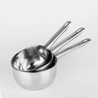 China Hot Selling Stainless Steel Short Handle Water Ladle, Hotel Kitchen Supplies Soup Spoon for sale