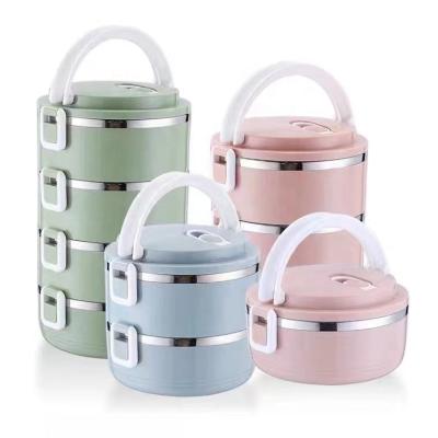 China Stainless Steel Insulated Stackable Insulated Professional Bento Lunch Box, Freshness Keeping Maker Lunch BoxesLeakproof Detachab for sale