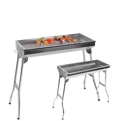 China Easily Cleaned Portable Outdoor Folding Stainless Steel Charcoal Barbecue Pit for sale