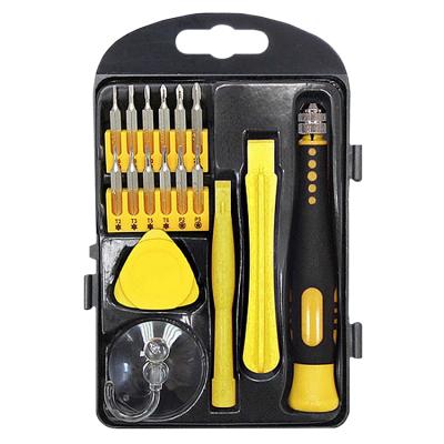 China Plastic Screwdriver Kit 17 In 1 Smart Home Screwdriver Box Precision Bit Set for sale