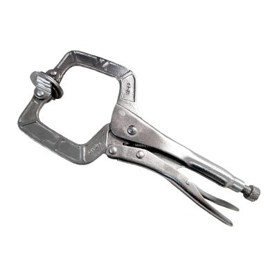 China Clamping Work Pieces Mirror Matt CRV Steel Locking Clamps Locking C Clamp For Wood Working for sale