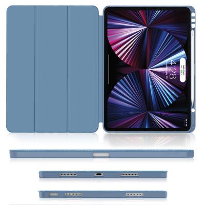 China For iPad Pro 12.9 inch Universal Tablet Case For iPad Pro 12.9 2021 2020 2018 Slim Stand Shell Protective Smart Cover Hard for sale