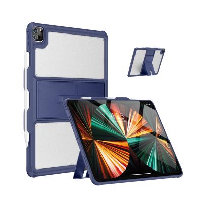 China For iPad Pro 12.9 Inch PC TPU Rugged Tablet Case For iPad Pro 5th Generation 12.9 2021 iPad Cover Case for sale